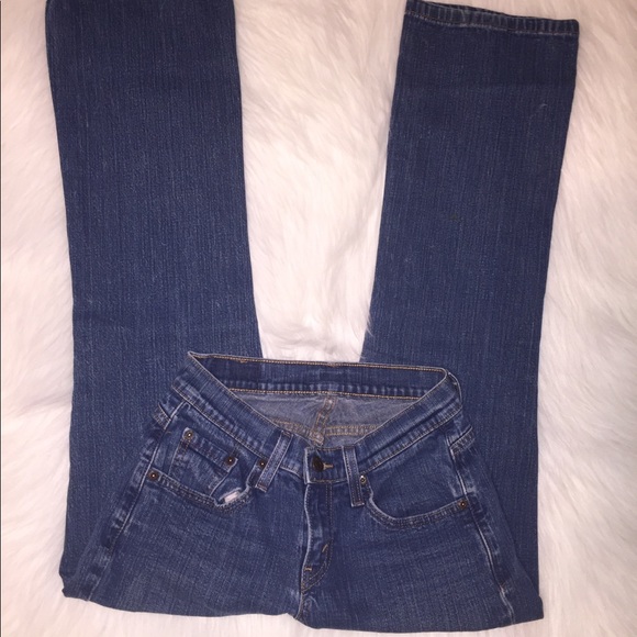 Levi's Denim - Levi size 4 medium straight leg jeans B07
